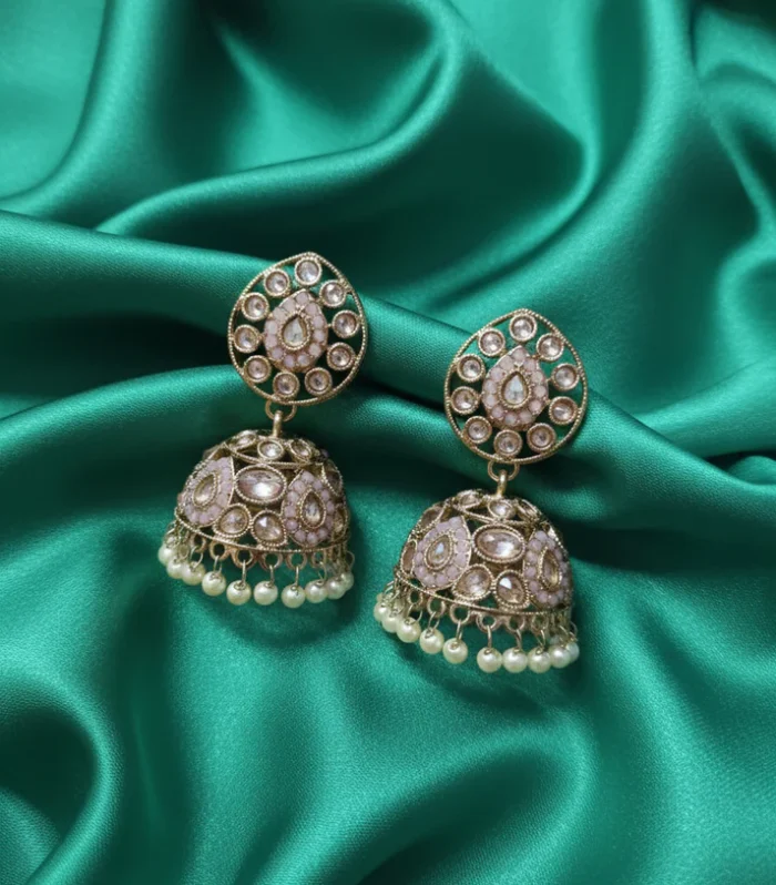 Crystal Hanging Earrings - Zaariyah Premium Collection