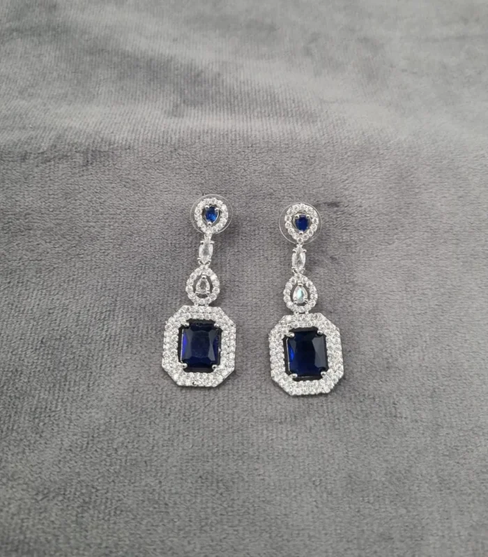 Floral Pearl Drop Earrings - Zaariyah Premium Collection