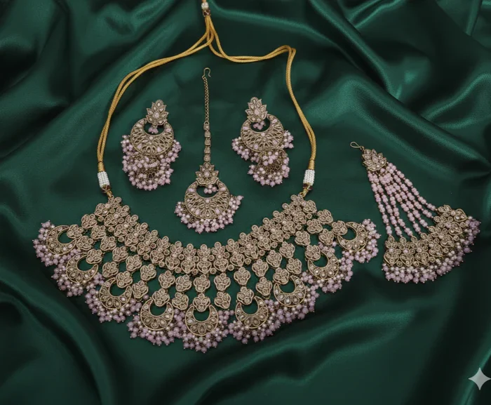 Bridal Choker Set - Zaariyah Premium Collection