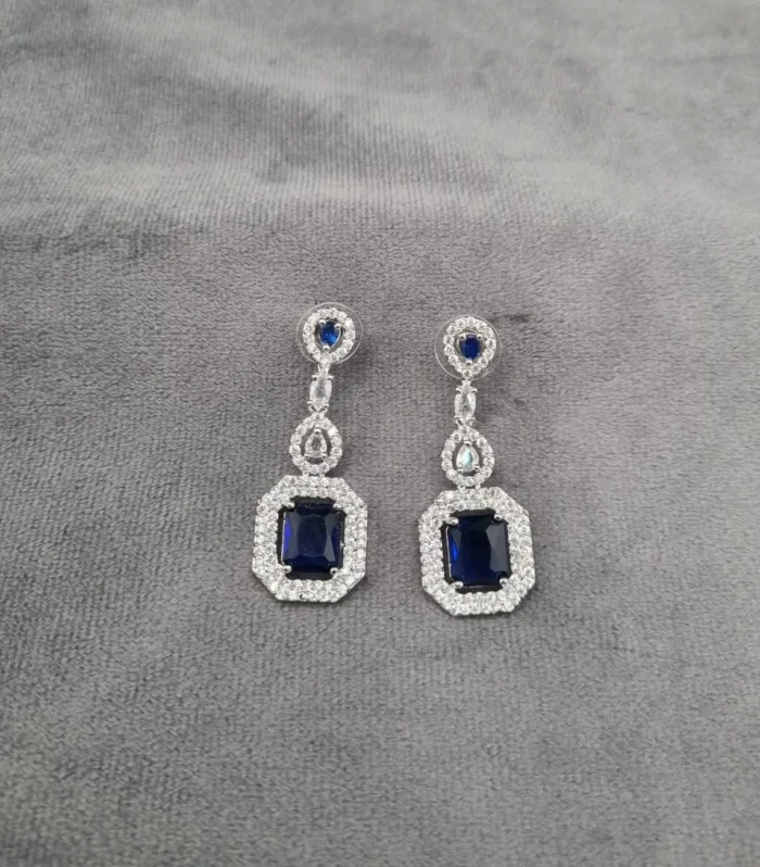 Floral Pearl Drop Earrings - Zaariyah Premium Collection